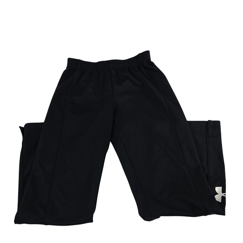 Under Armour small semi-fitted pants black all season gear 7027 sweat pants